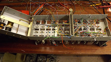 Linefinder relay set under construction