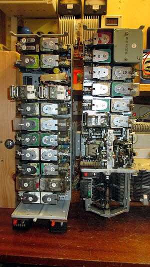S&Z generator added to linefinder relay set and mounted alongside the final selectors