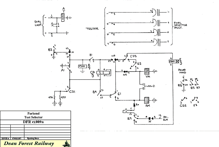 Parkend Test Selector Circuit