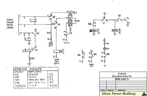 Parkend Ring Back Circuit