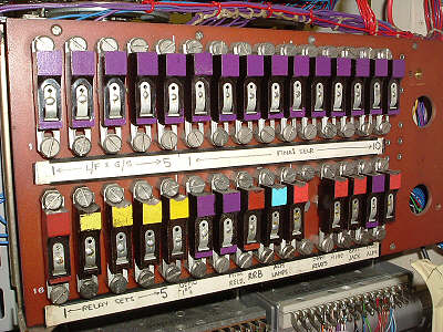 Fuse Panel on Rear of Rack
