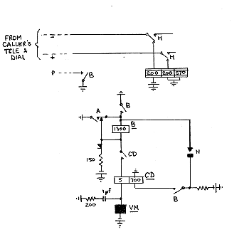 Typical vertical magnet stepping circuit